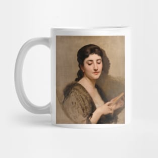 A Young Woman with a Fan by William-Adolphe Bouguereau Mug